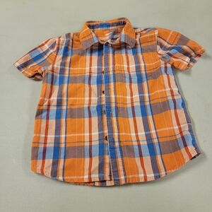 Sonoma Boys' Size 5 Plaid Button-Down Shirt